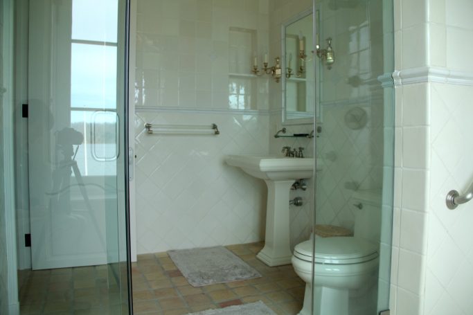 Traditional Master Bathroom Remodel by Ziegler Builders