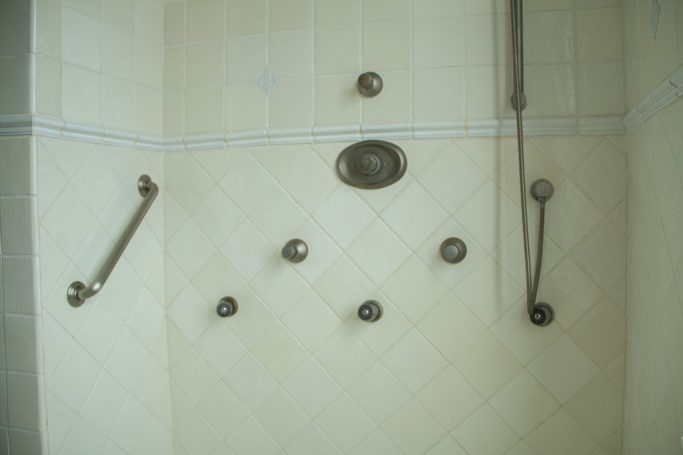 Traditional Master Bathroom Remodel by Ziegler Builders