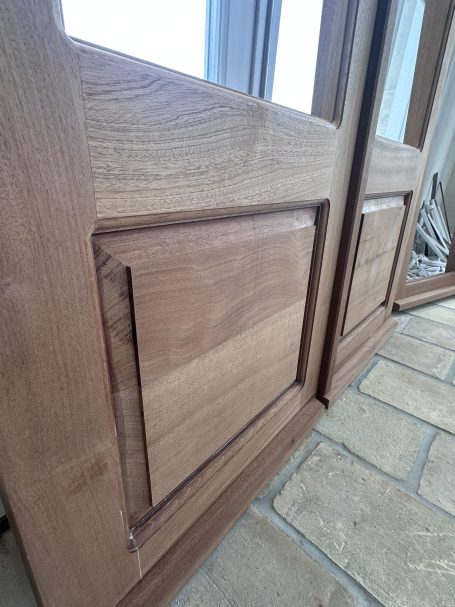Custom made mahogany windows and doors