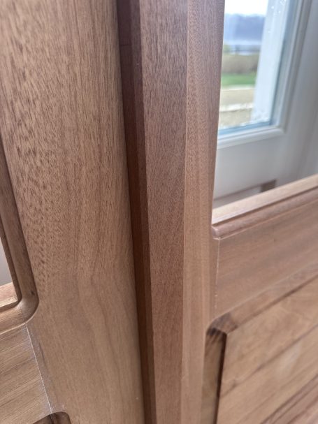 Custom made mahogany windows and doors
